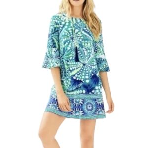 Lilly Pulitzer Ophelia Swing Dress Agate Green Size S